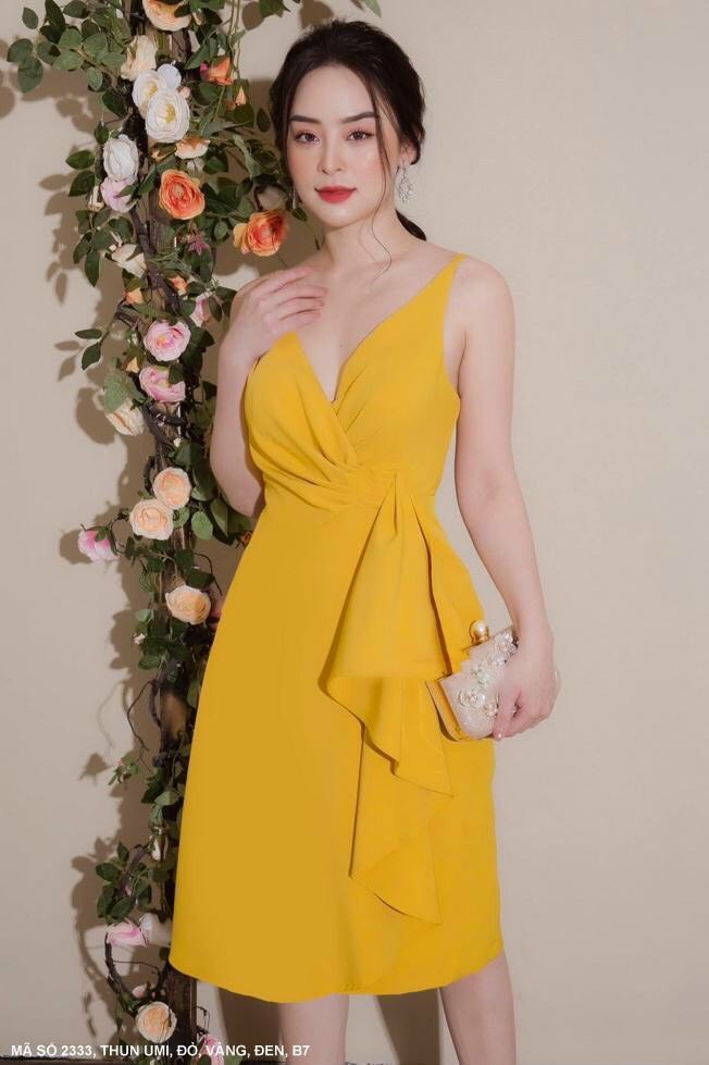 Đầm Hai Dây Cổ Tim - DN2333